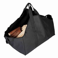 Huntvp Firewood Carrier Log Tote Heavy Duty Best Bag for Carrying Wood Dust-Proof Collapsible - B075M93CGK